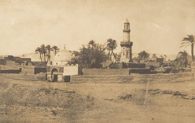 अल-आरिफ की मस्जिद और सौहद में मौराद-बे का मकबरा, 1849-50। द्वारा मैक्सिम डू कैंप