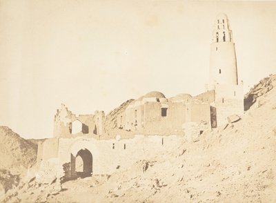 बेलाल मस्जिद, फिलै राइट बैंक के दक्षिण में, 11 अप्रैल, 1850। द्वारा मैक्सिम डू कैंप