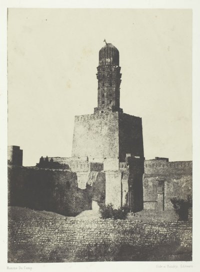 खलीफा हाकेम बियामरिल्लाह की मस्जिद, काहिरा, 184951, 1852 छपी। द्वारा मैक्सिम डू कैंप