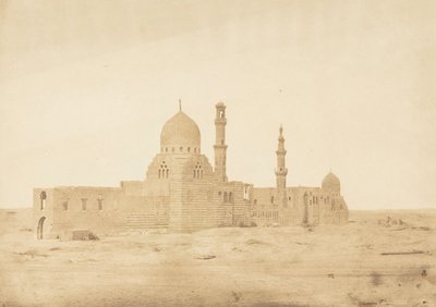 मस्जिद और अयूबाइट्स का मकबरा, काहिरा में, दिसंबर 1849-जनवरी 1850। द्वारा मैक्सिम डू कैंप