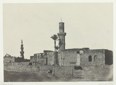 बाब-अल-सैदा के पास मस्जिद, ले कैर, 184951, 1852 मुद्रित। द्वारा मैक्सिम डू कैंप