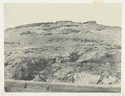 प्राचीन लाइकोपोलिस का क़ब्रिस्तान, ऊपरी मिस्र, 184951, 1852 मुद्रित। द्वारा मैक्सिम डू कैंप