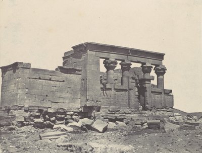 नूबिया। देबोद का मंदिर। एंटोनिन यात्रा कार्यक्रम का परेमबोला, 1850। द्वारा मैक्सिम डू कैंप