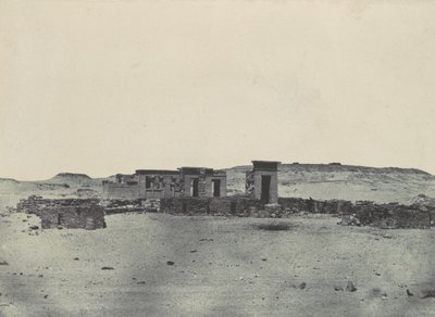 नूबिया। देबोद का मंदिर और गांव। एंटोनिन यात्रा कार्यक्रम का परेमबोला, 1850। द्वारा मैक्सिम डू कैंप