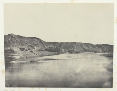 बाब के नील गांव का ईस्ट बैंक, व्यू टेकन साउथ फिलो, नूबिया, 184951, 1852 मुद्रित। द्वारा मैक्सिम डू कैंप