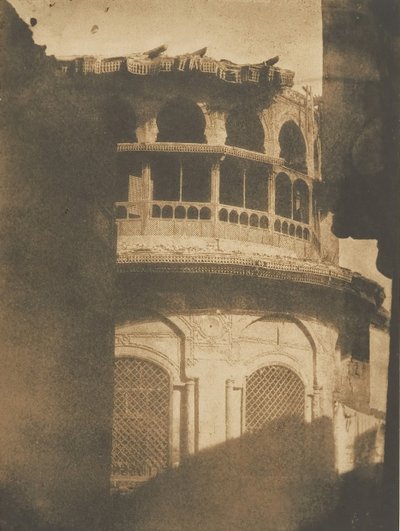 सिबिल या फाउंटेन एंड स्कूल ऑफ सौक-एल-असर, काहिरा, दिसंबर 1849-जनवरी 1850। द्वारा मैक्सिम डू कैंप