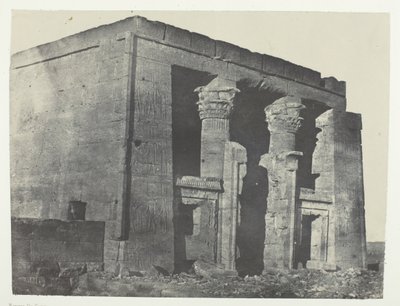 टेंपल डी डक्केह, नाओस, नूबिया, 184951, 1852 में मुद्रित। द्वारा मैक्सिम डू कैंप