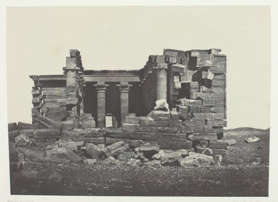 टेंपल डी महरक्का हिएरा साइकैमिनोस डेस ग्रेक्स, नूबी, 184951, 1852 में छपा। द्वारा मैक्सिम डू कैंप