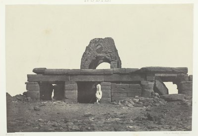 टेंपल डी'अमाडा, नुबी, 184951, 1852 मुद्रित। द्वारा मैक्सिम डू कैंप