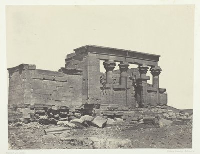डेबोड का मंदिर, एंटोनिन रूट, नूबिया, 184951 से परेमबोले, 1852 मुद्रित। द्वारा मैक्सिम डू कैंप