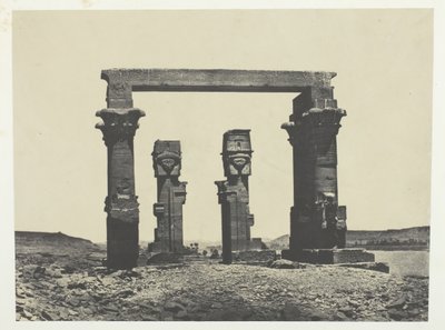 टेंपल डी करदासी, नुबी, 184951, 1852 मुद्रित। द्वारा मैक्सिम डू कैंप
