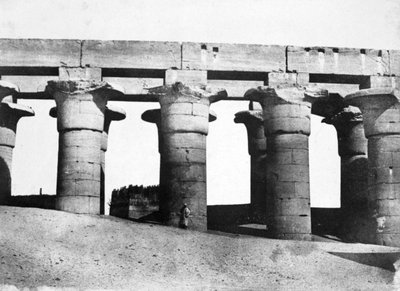 मंदिर के खंडहर, मिस्र, 1852। द्वारा मैक्सिम डू कैंप