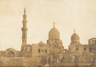 काहिरा में सुल्तान कात-बे का मकबरा, दिसंबर 1849-जनवरी 1850। द्वारा मैक्सिम डू कैंप
