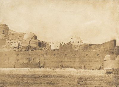 सिउत में मुस्लिम मकबरे, 1849-50। द्वारा मैक्सिम डू कैंप
