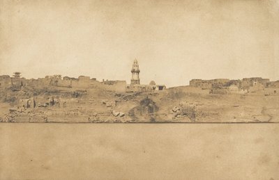 एस्ने नंबर 2 का सामान्य दृश्य, मध्य भाग, 1849-50। द्वारा मैक्सिम डू कैंप