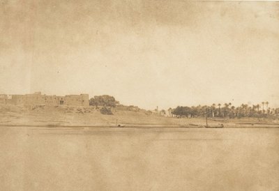 एस्ने नंबर 3, नॉर्थ पॉइंट, 1849-50 का सामान्य दृश्य। द्वारा मैक्सिम डू कैंप