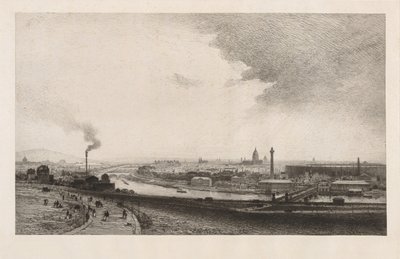 1867 में पेरिस, Trocadero, 1867 से देखें। द्वारा मैक्सिम लल्लन