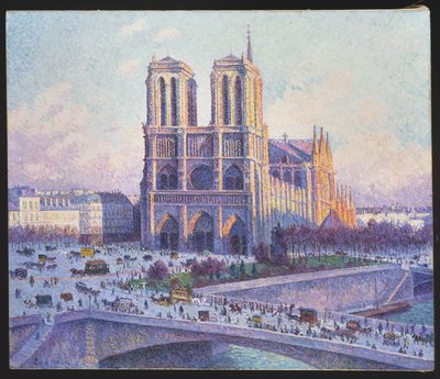 नोट्रे डेम, पेरिस, कै से संत-मिशेल, 1901-04 से देखें द्वारा Maximilien Luce