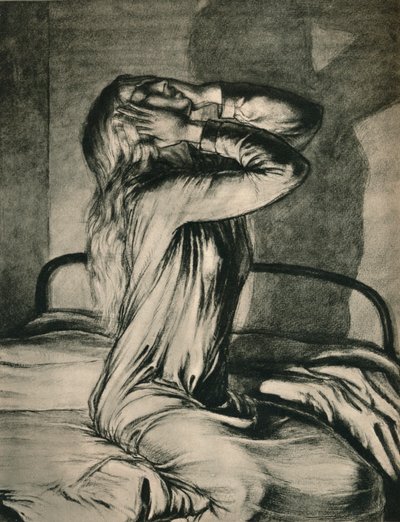 एक लड़की का अध्ययन, c1910 द्वारा मैक्सवेल गॉर्डन लाइटफुट