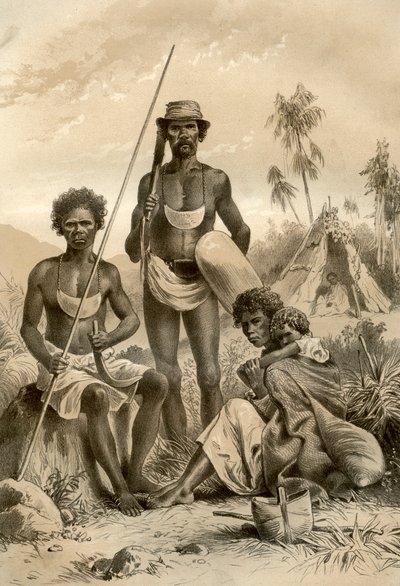 ऑस्ट्रेलिया के आदिवासी, 1879 द्वारा McFarlane और Erskine