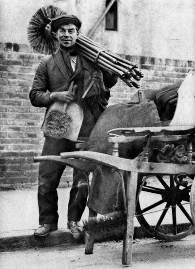 चिमनी स्वीप, लंदन, 1926-1927। द्वारा McLeish