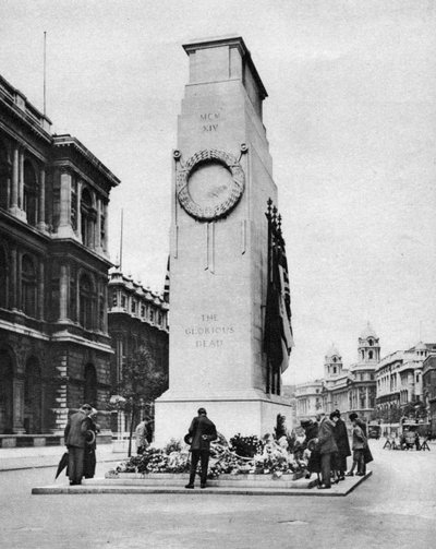 द सेनोटाफ, व्हाइटहॉल, लंदन, 1926-1927 द्वारा McLeish