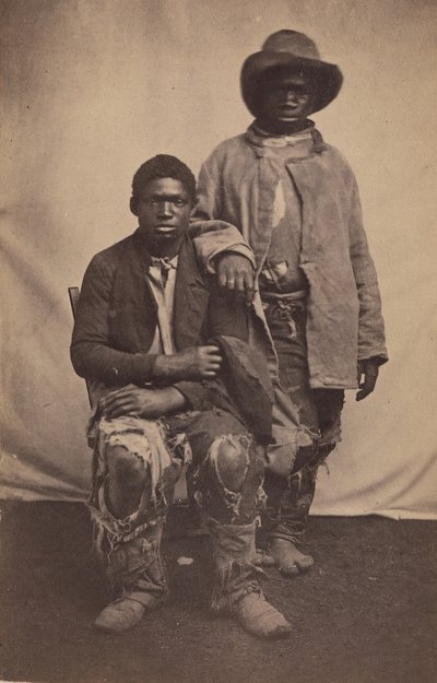 1863 में बैटन रूज, लुइसियाना में हमारे स्काउट और गाइड, 1863। द्वारा मैकफर्सन और ओलिवर।