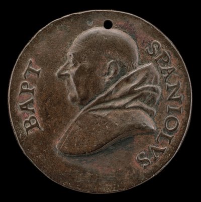मंटुआ के बतिस्ता स्पैग्नोली, 1447-1516, कार्मेलाइट कवि [विपरीत], सी। 1513. द्वारा विदेश मंत्रालय
