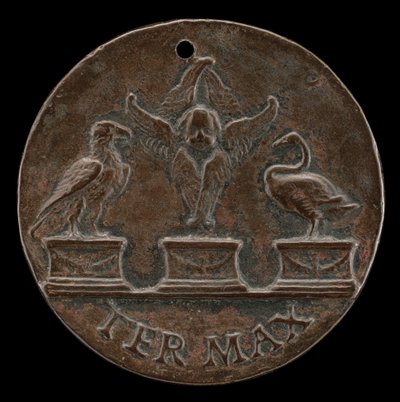 करूब, हंस और ईगल [रिवर्स], सी। 1513 द्वारा विदेश मंत्रालय