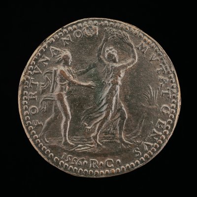 अपोलो पीछा डाफ्ने [रिवर्स], 1556। द्वारा पदक विजेता आर सी