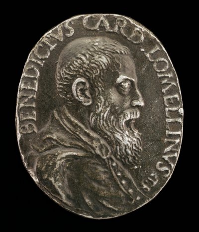 जेनोवा के बेनेडेटो लोमेलिनी, 1517-1579, कार्डिनल 1565 [विपरीत]। द्वारा पदक विजेता TR
