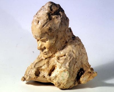 एक आदमी का सिर (प्लास्टर पर मोम) द्वारा मर्दो रोसो