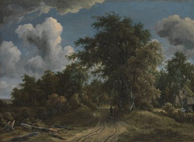 वुडलैंड रोड, ca. 1670। द्वारा मेइंडर्ट हॉबेमा