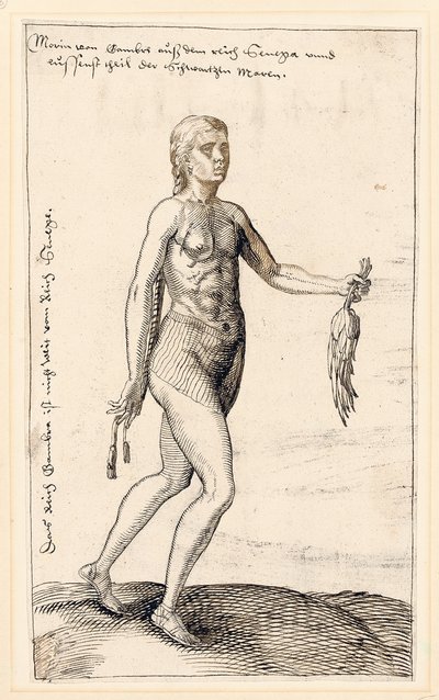 गांबिया की एक महिला, 1583 द्वारा Melchior लोरक