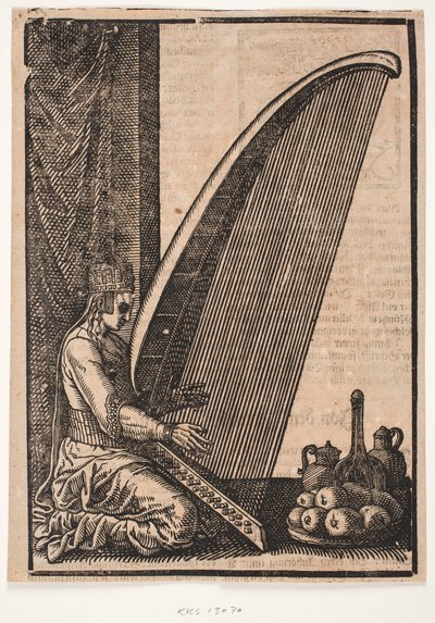 महिला वीणावादक द्वारा Melchior लोरक