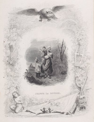 जीन द रेडहेड, द सोंग्स ऑफ़ बेरेंजर से, 1829। द्वारा Melchior Peronard