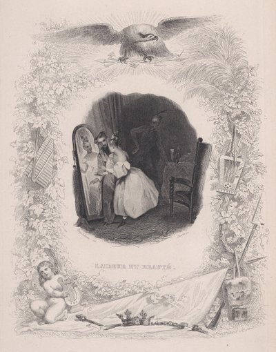 बेरांगेर के गीतों से कुरूपता और सुंदरता, 1829। द्वारा Melchior Peronard