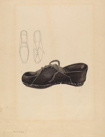 वुमन क्लोग, सी। 1936. द्वारा मेलिता हॉफमैन