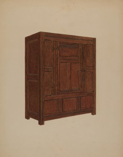 अलमारी, सी. 1937. द्वारा मेयर गोल्डबाम
