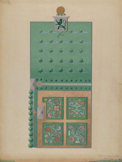 थॉमस जोन्स एस्टेट, सी। 1936. द्वारा मेयर गोल्डबाम