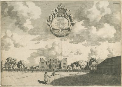 बेंटले हॉल: कॉपर-प्लेट उत्कीर्णन, एन डी [1653 - 1686] द्वारा माइकल बर्गर