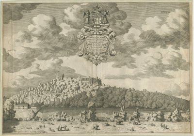 डडली कैसल: कॉपर-प्लेट उत्कीर्णन, एन डी [1653-1686] द्वारा माइकल बर्गर