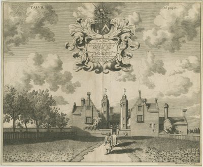 एनविले हॉल: कॉपर-प्लेट एनग्रेविंग, एन डी [1653-1686] द्वारा माइकल बर्गर