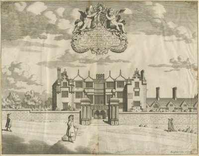 कीले हॉल: कॉपर-प्लेट उत्कीर्णन, एन डी [1653-1686] द्वारा माइकल बर्गर