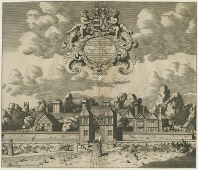 सैंडन हॉल: उत्कीर्णन, एन डी [1653-1686] (प्रिंट) द्वारा माइकल बर्गर