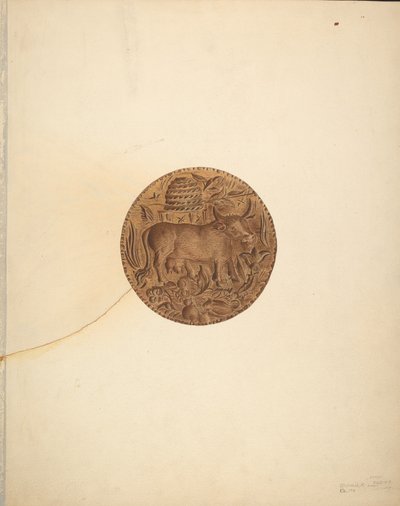 बटर मोल्ड, 1940। द्वारा माइकल रिकिटेली