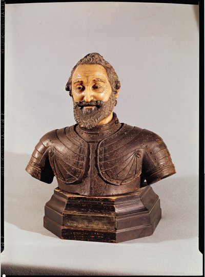 हेनरी IV (1553-1610) का वक्ष (मोम और पत्थर) द्वारा Michel Bourdin