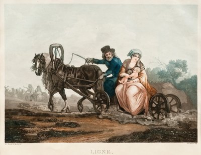 स्लेज ड्राइविंग, 1830-1840 द्वारा मिशेल फ्रेंकोइस दमम डेमार्ट्रेइट