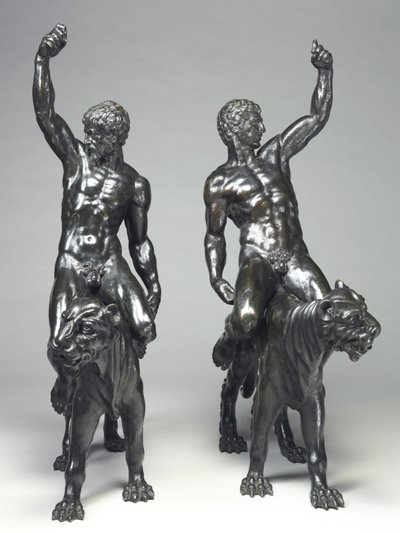 पैंथर की सवारी करने वाले नग्न कुंवारे द्वारा Michelangelo Buonarroti