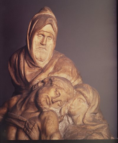 पीटा, 12053 का 1553 संगमरमर विस्तार द्वारा Michelangelo Buonarroti